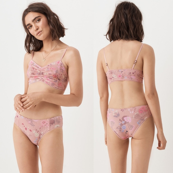 New spell designs wild bloom bralette bra blush S - Picture 2 of 16